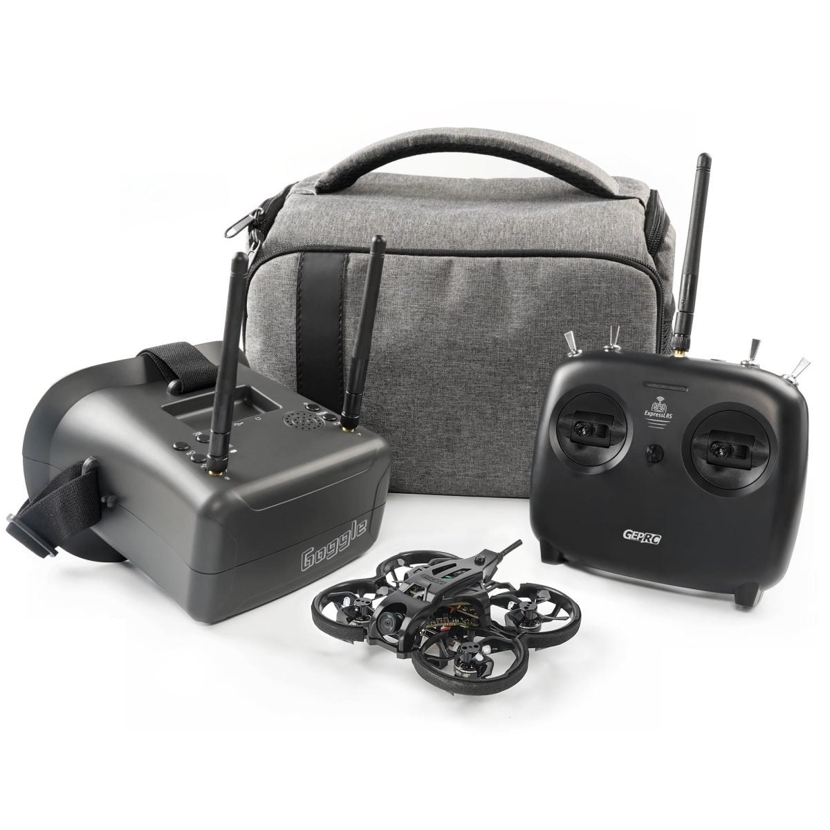 rtf fpv drone with goggles GEPRC TinyGO RTF FPV Kit – Indoor Drone with 4K Camera & ELRS Radio – CaptainRC
