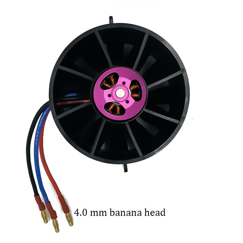 Hobbyhh 90mm EDF 12 Blades Ducted Fan with 1450KV RC Brushless Motor  Balance Tested for EDF 6S RC Jet Airplane