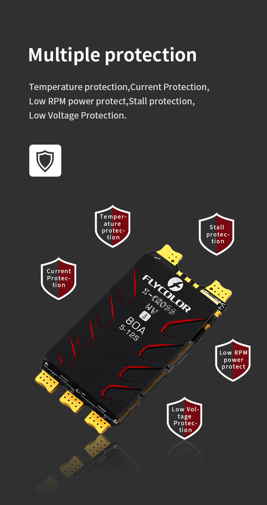 FLYCOLOR X-CROSS HV3 60A/80A/120A/160A ESC