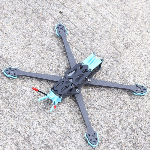 APEX 7 inch Carbon Fiber Quadcopter Frame Drone Rack Body Shell 5.0mm Arm For APEX FPV Freestyle RC Racing Drone - CaptainRC