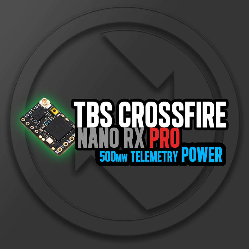 Original TBS CROSSFIRE NANO RX PRO /SE RECEIVER 500mW Power 915/868Mhz 50KM Long Range Radio system For RC Drone - CaptainRC