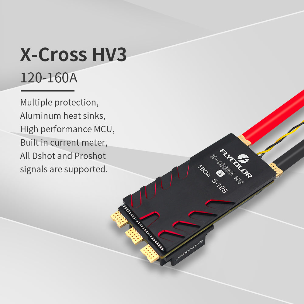 FLYCOLOR X-CROSS HV3 60A/80A/120A/160A ESC