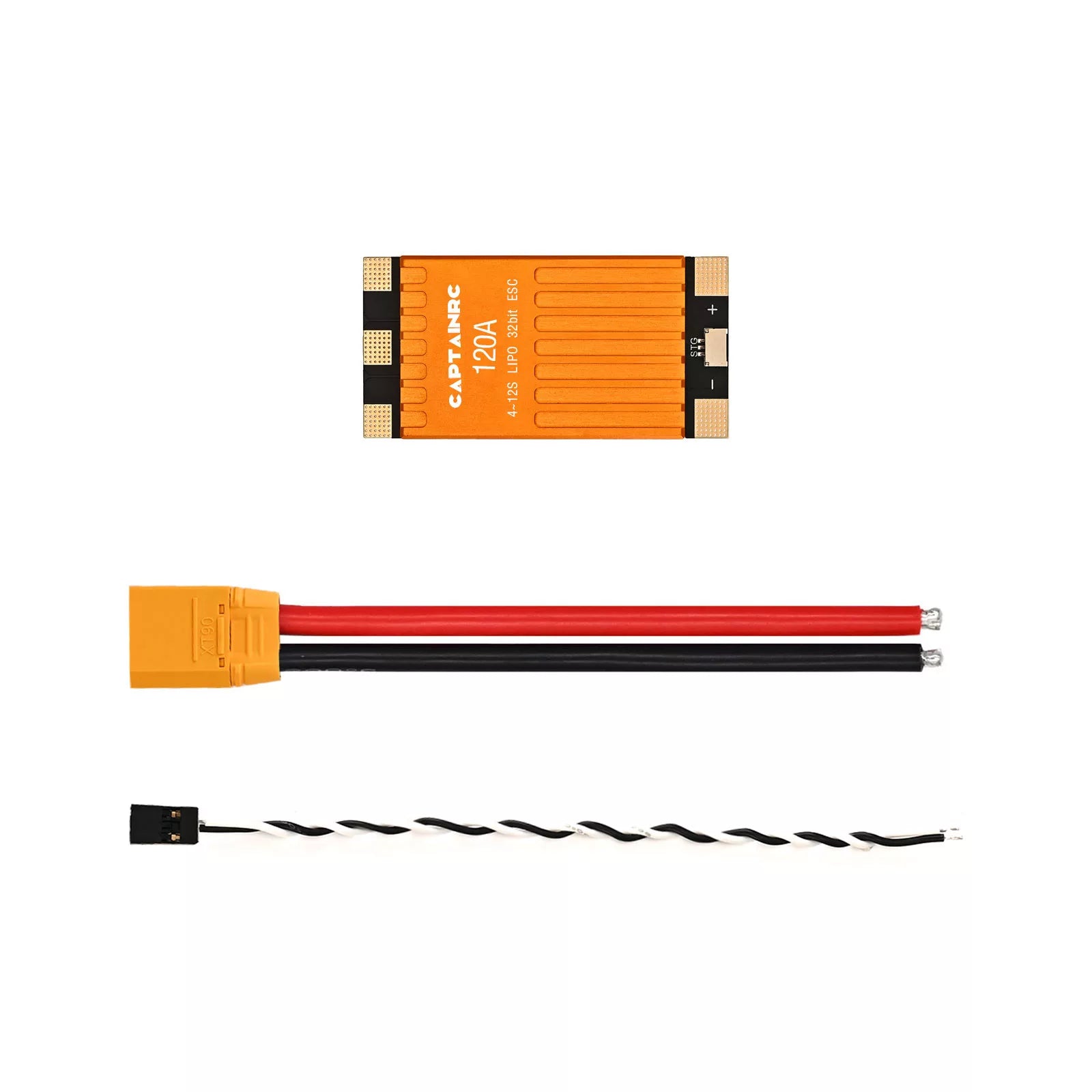 Captainrc 120A AM32 ESC 4-12S 110A Continuous 120A Burst Heavy Lift Drone X-Class