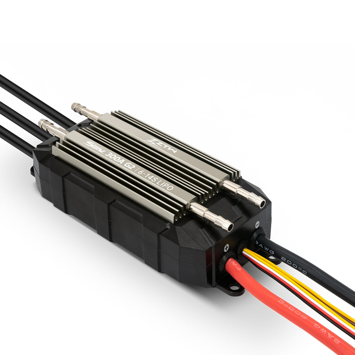 ZTW 32-Bit Seal G2 300A HV 6-14S Brushless ESC Water Cooling Two-way Speed Controller For RC Boat Surfboard Underwater Thruster - CaptainRC