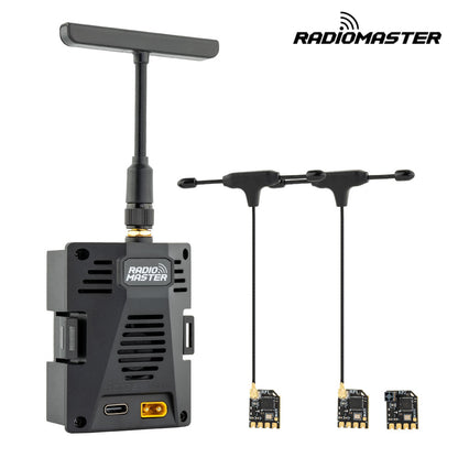 RadioMaster Ranger Micro 2.4GHZ 1W ELRS Module High-Frequency 2*RP1+RP2 ExpressLRS Elrs Receiver For TX16S TX12 MkII Radio Parts