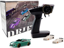 Cargar imagen en el visor de la galería, C62 1:76 Scale Drift RC Car (Cyan)