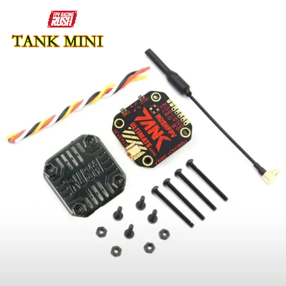 RUSH TANK Ultimate MINI 5.8GHz 48CH RaceBand 0/25/200/500/800mW Switchable 20x20 Stackable FPV Transmitter VTX For RC Drone - CaptainRC