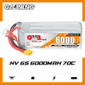 GNB GAONENG HV 6000mah 6S 22.8V 70C XT60 Connector RC LiPo Battery for RC Car Drone RC Boat Soft Pack - CaptainRC
