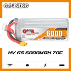 GNB GAONENG HV 6000mah 6S 22.8V 70C XT60 Connector RC LiPo Battery for RC Car Drone RC Boat Soft Pack - CaptainRC