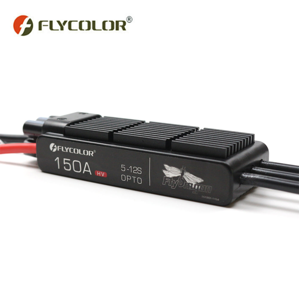 FLYCOLOR FlyDragon 150A ESC 5-12S HV OPTO Brushless Speed Controller for RC Airplane Aircraft Helicopter JP EDF Motor Ducted Fan