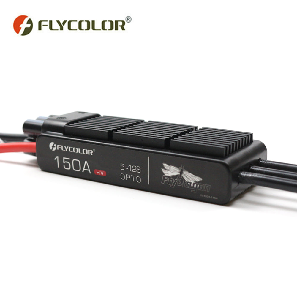 FLYCOLOR FlyDragon 150A ESC 5-12S HV OPTO Brushless Speed Controller for RC Airplane Aircraft Helicopter JP EDF Motor Ducted Fan - CaptainRC