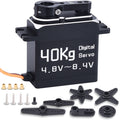 DiamondHobby 40KG Waterproof Digital Servo 8.4V High Torque Full Metal Brushless Motor Stainless Steel Gear for RC Car,Robotic DIY,Off-Road Buggy,Crawler Truck - CaptainRC