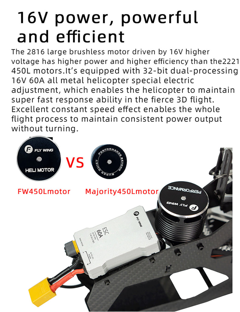 Fly Wing FW450L RC Helicopters