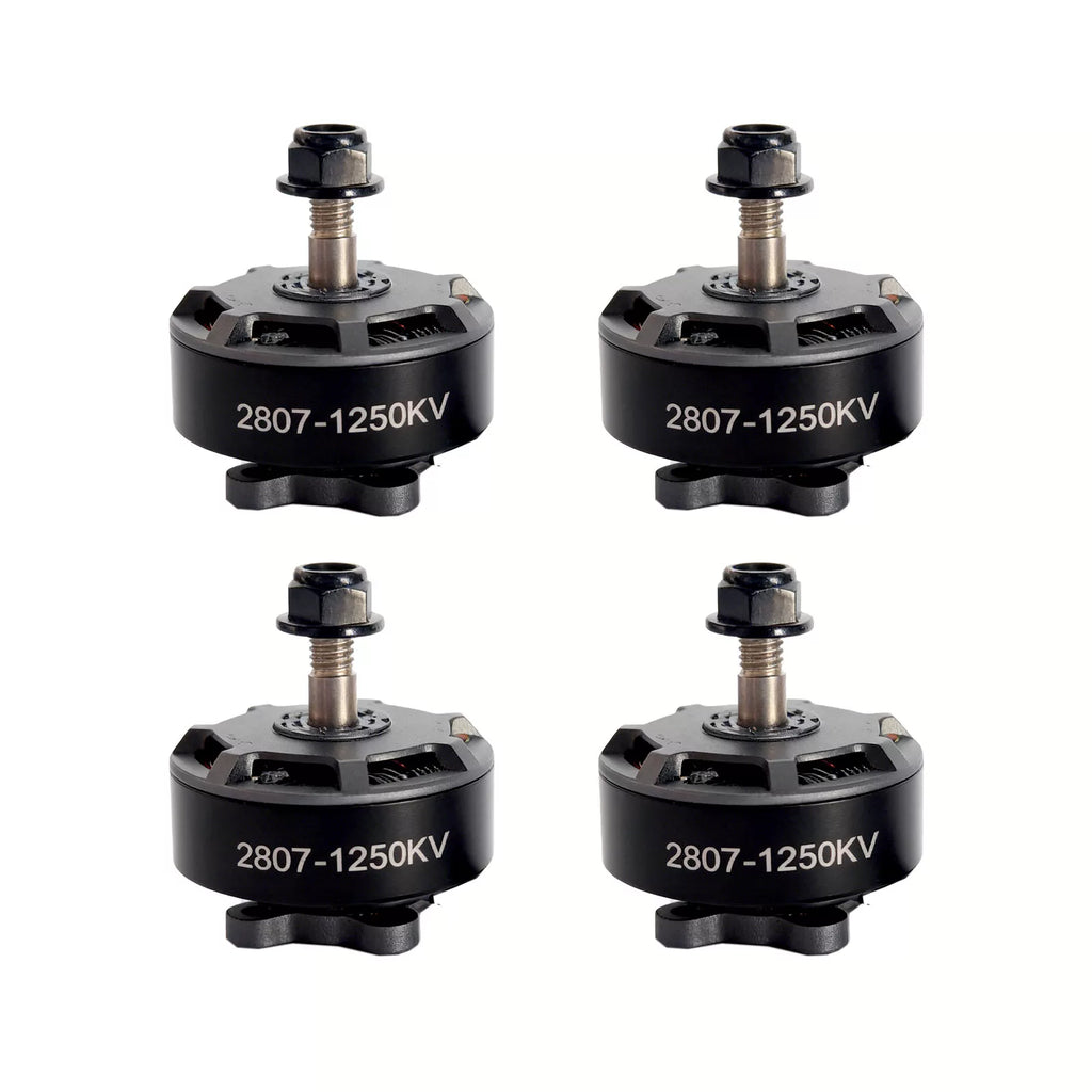 Captainrc 2807-1250KV Brushless Motor - 1250W Max, 2580g Thrust for FPV Drones