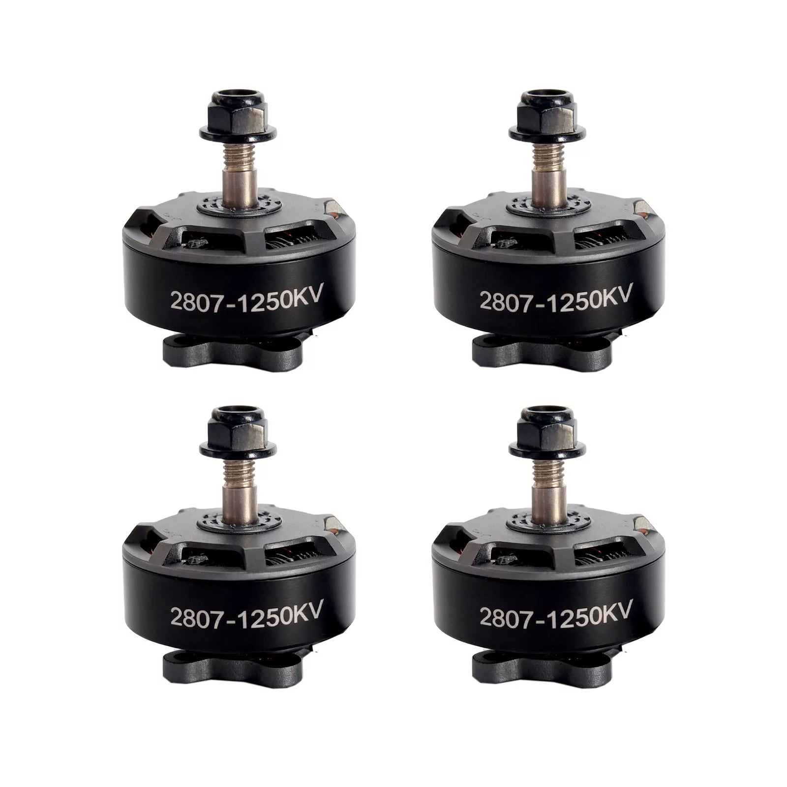Captainrc 2807-1250KV Brushless Motor - 1250W Max, 2580g Thrust for FPV Drones