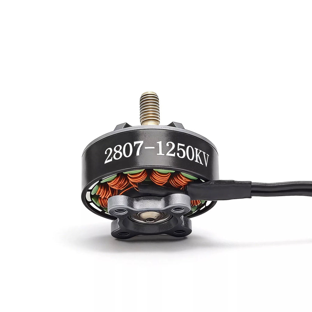 Captainrc 2807-1250KV Brushless Motor - 1250W Max, 2580g Thrust for FPV Drones