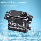 DiamondHobby 40KG Waterproof Digital Servo 8.4V High Torque Full Metal Brushless Motor Stainless Steel Gear for RC Car,Robotic DIY,Off-Road Buggy,Crawler Truck - CaptainRC