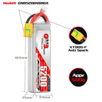 GAONENG GNB 5200mah 4S 14.8V 110C 220C XT90 Anti Spark RC LiPo Battery for Car Boat Drone RC Hobbies - CaptainRC