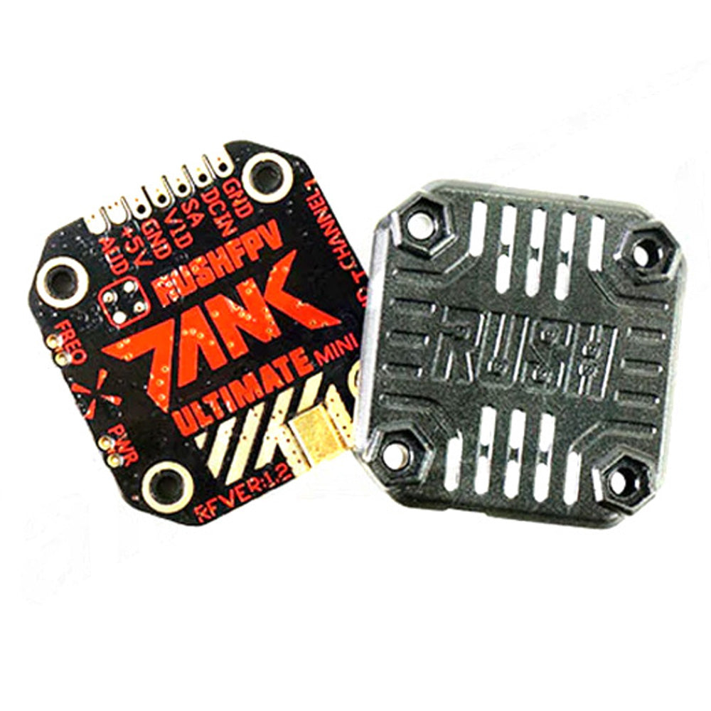 RUSH TANK Ultimate MINI 5.8GHz 48CH RaceBand 0/25/200/500/800mW Switchable 20x20 Stackable FPV Transmitter VTX For RC Drone - CaptainRC