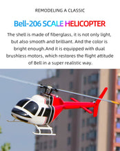 Carregar imagem no visualizador da galeria, Fly Wing Bell 206 RC Helicopter