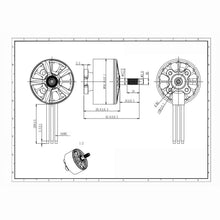 Carregar imagem no visualizador da galeria, 4pcs 3115-04 900KV brushless Motor 6s for QAV FPV Racing Drone Quadcopter