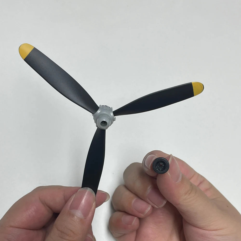 2-3-4-Blades Propeller with Propeller Savers and one Adapters for VOLANTEXRC 761-11 761-12 761-13 P40 BF109 Airplane