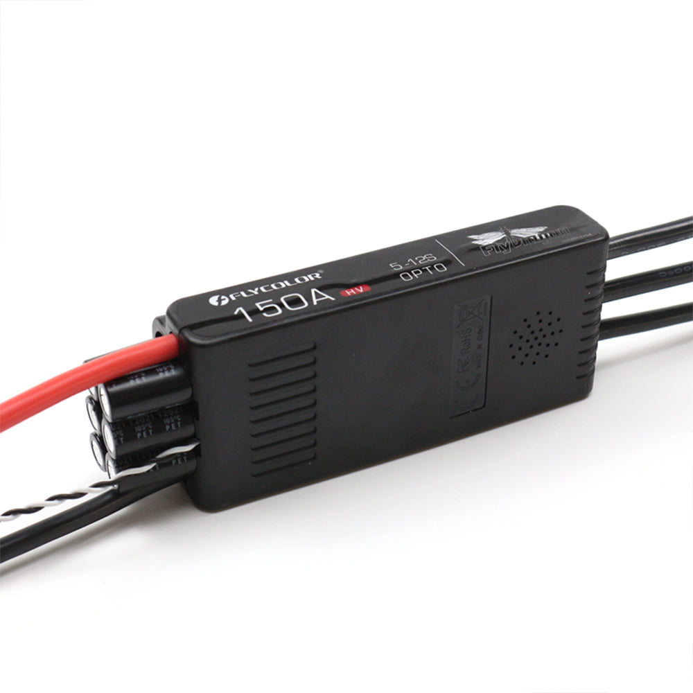 FLYCOLOR FlyDragon 150A ESC 5-12S HV OPTO Brushless Speed Controller for RC Airplane Aircraft Helicopter JP EDF Motor Ducted Fan - CaptainRC