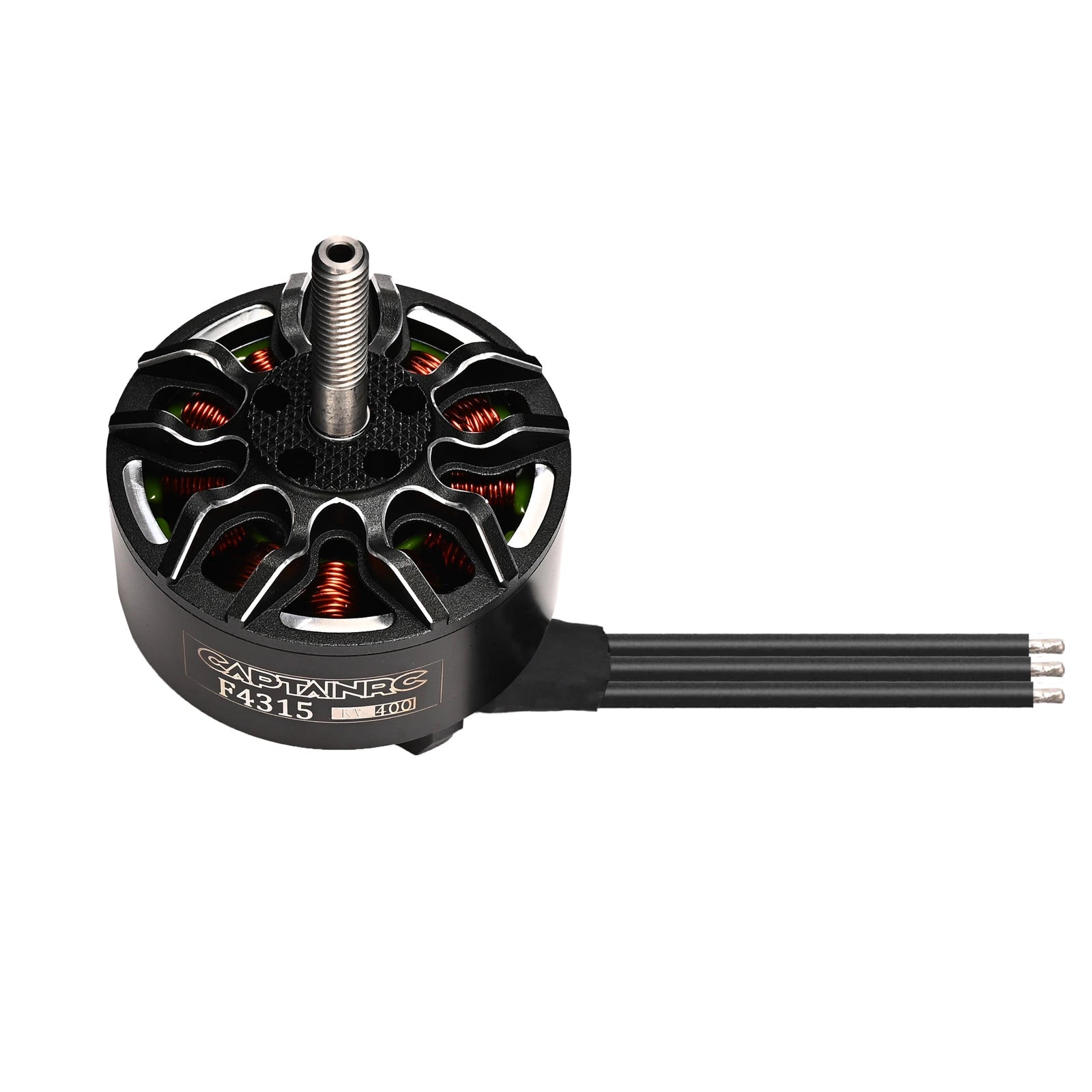 Captainrc F4315 400KV Brushless Motor - 1465W, 4-8S, 12N14P for RC Aircraft & Drones