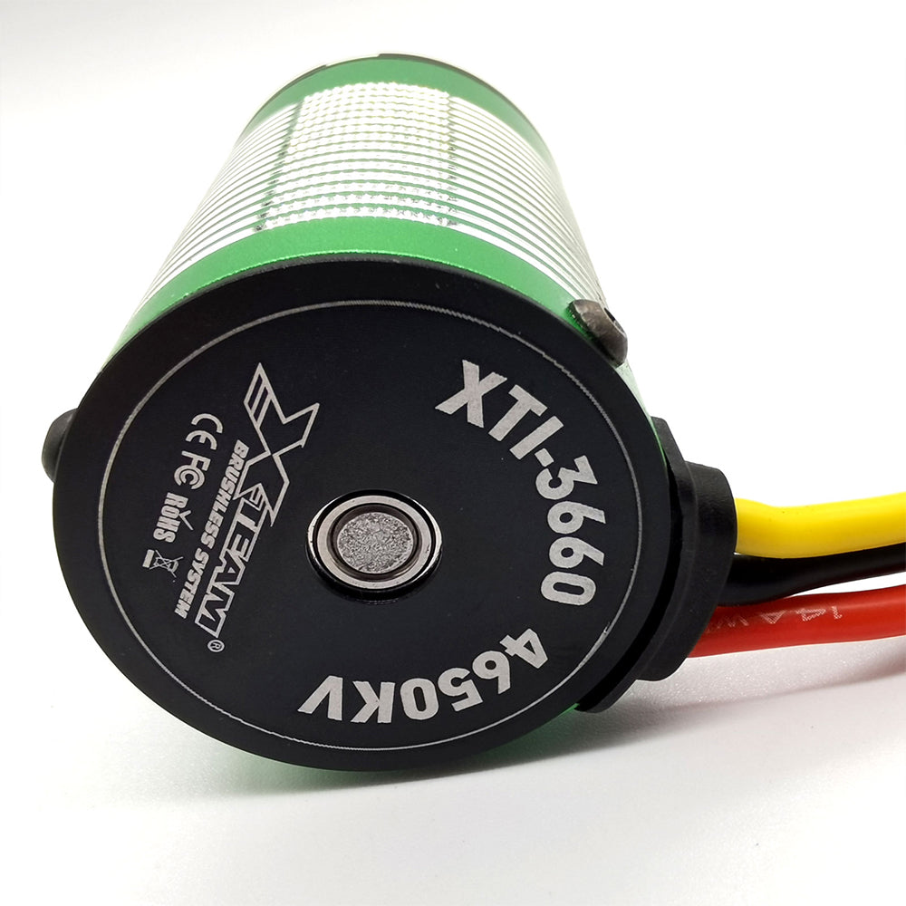 X-TEAM 3660 Brushless Motor 4650KV 4 Poles Design for RC Boat and 1/8 Remote Control Car Marine Ship