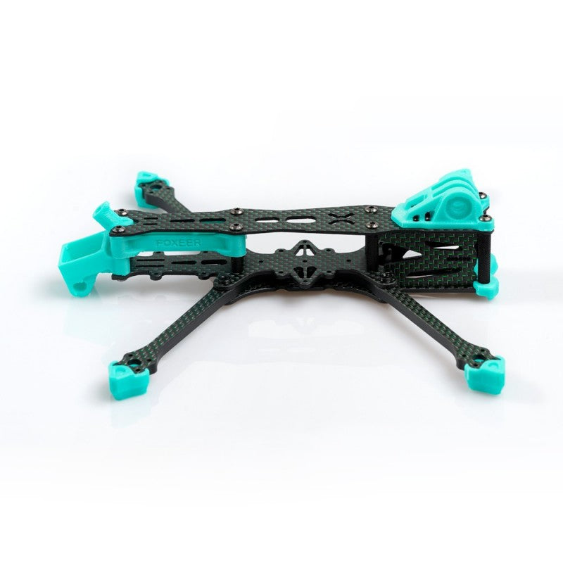 Foxeer Aura LR 5" 210mm FPV Frame Kit with 5mm Arms, T700 Green Carbon, for RC FPV Freestyle and Long Range Analog/Digital Drones - CaptainRC