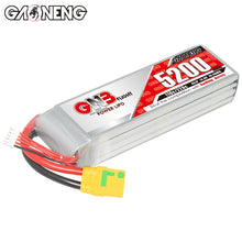 Load image into Gallery viewer, GAONENG GNB 5200mah 4S 14.8V 110C 220C XT90 Anti Spark RC LiPo Battery for Car Boat Drone RC Hobbies