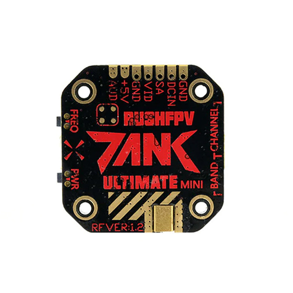 RUSH TANK Ultimate MINI 5.8GHz 48CH RaceBand 0/25/200/500/800mW Switchable 20x20 Stackable FPV Transmitter VTX For RC Drone