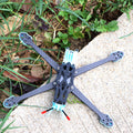 APEX 7 inch Carbon Fiber Quadcopter Frame Drone Rack Body Shell 5.0mm Arm For APEX FPV Freestyle RC Racing Drone - CaptainRC