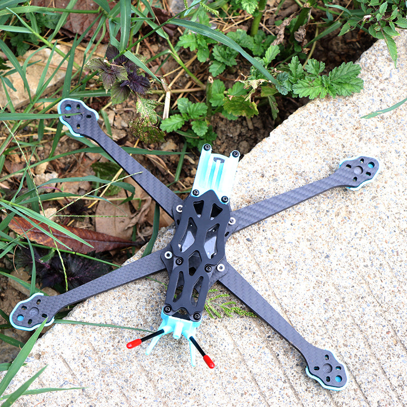 APEX 7 inch Carbon Fiber Quadcopter Frame Drone Rack Body Shell 5.0mm Arm For APEX FPV Freestyle RC Racing Drone - CaptainRC