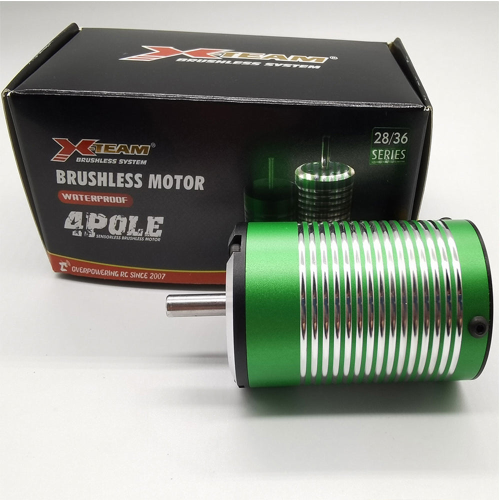 X-TEAM 2850 internal rotating car model, ship model brushless motor, suitable for 1/12 car, 300-450mm ship motor - CaptainRC