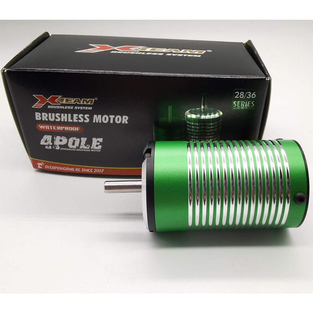 X-TEAM 3660 Brushless Motor 4650KV 4 Poles Design for RC Boat and 1/8 Remote Control Car Marine Ship - CaptainRC