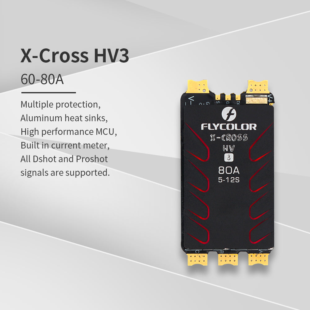 FLYCOLOR X-CROSS HV3 60A/80A/120A/160A ESC