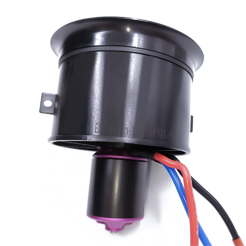 Hobbyhh 64mm EDF 11 Blade Duct Fan, 3500KV With FLYCOLOR 50A ESC Brushless Motor Balance, Used For 3S/4S RC Jet Aircraft