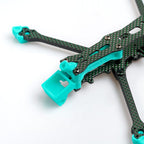 Foxeer Aura LR 5" 210mm FPV Frame Kit with 5mm Arms, T700 Green Carbon, for RC FPV Freestyle and Long Range Analog/Digital Drones - CaptainRC