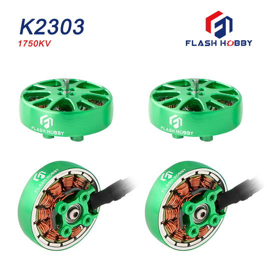 4PCS FLASHHOBBY K2303 2303 1750KV 2-6S Brushless Motor Suitable for FPV Free Type Drone DIY Parts
