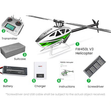 Laden Sie das Bild in den Galerie-Viewer, Fly Wing 450L V3 RC Helicopter