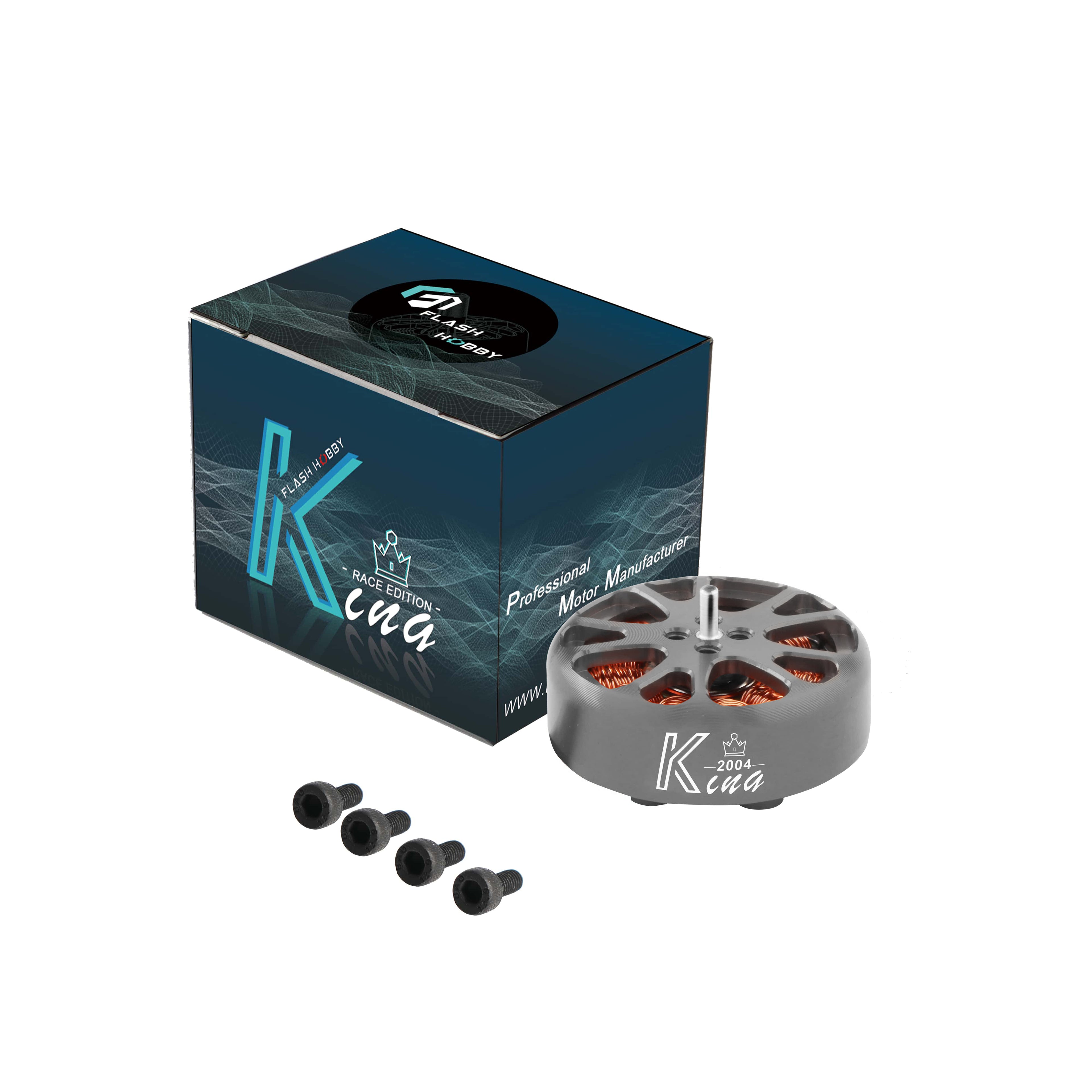 4PCS FLASHHOBBY KING K2004 3150KV 2100KV 1900KV 1750KV 3-6S Brushless Motor - CaptainRC