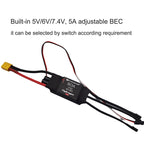 Hobbyhh 70mm 12 Blade EDF Flat Duct Fan Brushless Motor With 80A ESC For RC Jet Aircraft Model Spare Parts - CaptainRC