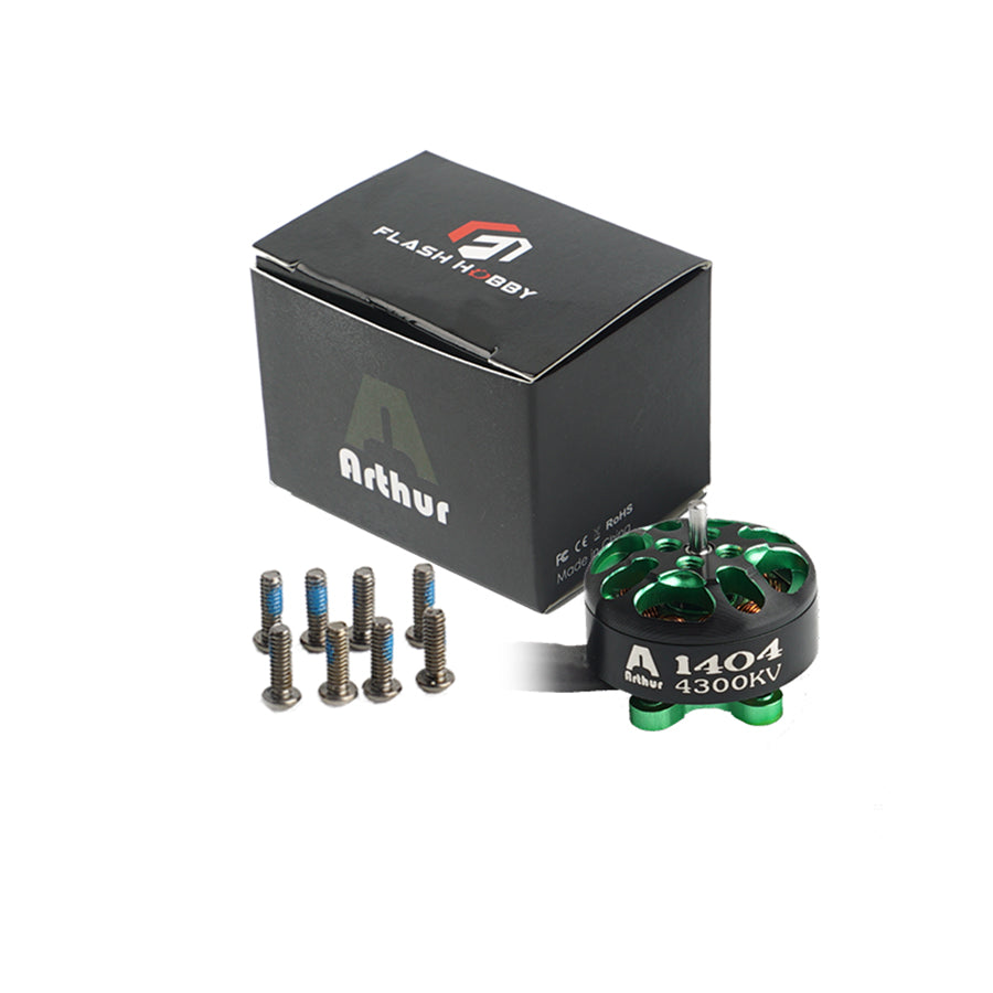 4PCS Arthur A1404 2800kv 3800kv 4300kv 6000kv 3-6S Cinematic Brushless Motor for RC FPV Racing - CaptainRC