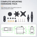 DiamondHobby 25KG Waterproof Digital Servo 8.4V High Torque Metal Coreless Motor Stainless Steel Gear for RC Car,Robotic DIY,Off-Road Buggy,Crawler Truck - CaptainRC