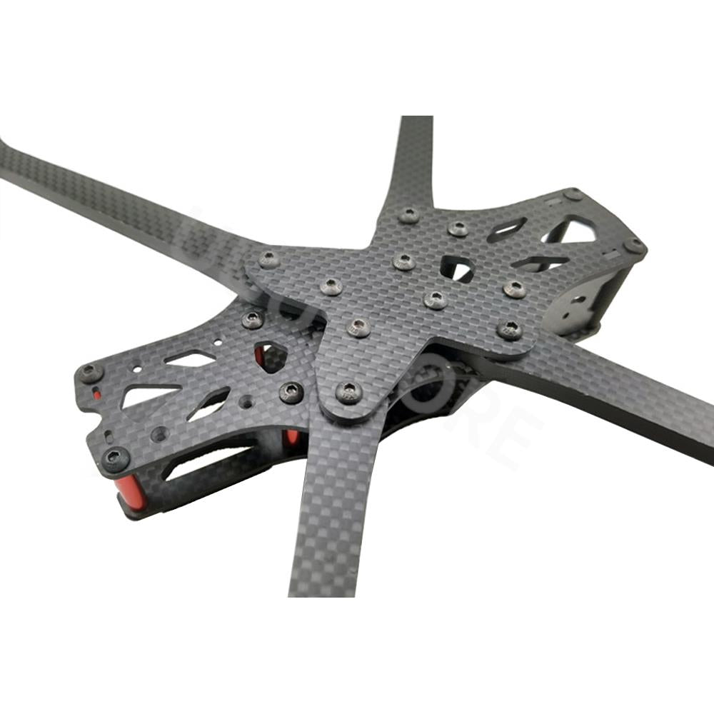 APEX 7 inch Carbon Fiber Quadcopter Frame Drone Rack Body Shell 5.0mm Arm For APEX FPV Freestyle RC Racing Drone - CaptainRC