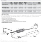 ZTW 32-Bit Seal G2 90A/105A/130A ESC 3-8S With SBEC 6V/7.4V/8.4V 8A Waterproof Bidirectional Speed Controller - CaptainRC