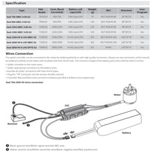 Carregar imagem no visualizador da galeria, ZTW 32-Bit Seal G2 90A/105A/130A ESC 3-8S With SBEC 6V/7.4V/8.4V 8A Waterproof Bidirectional Speed Controller