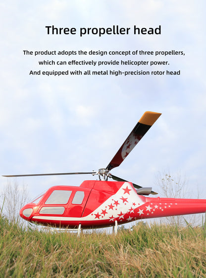 Fly Wing 6CH 3D Brushless Three Rotor Blade Small Squirrel AS350 Scale GPS Helicopter RTF with H1 Flight Controller System