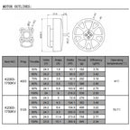 4PCS 2303 1750KV 2-6S Brushless Motor for FPV Free Type Drone DIY Parts - CaptainRC